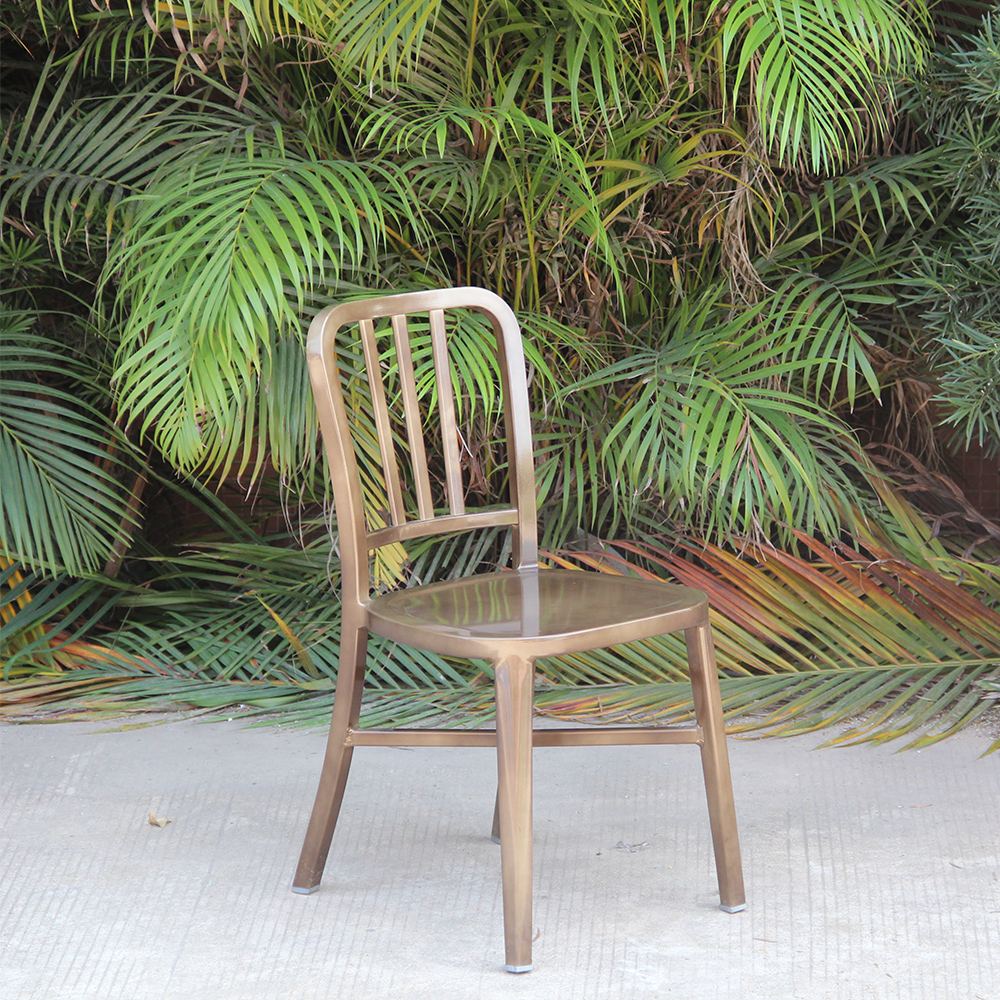 Chaise d'Extérieur de Patio Vert Mousse Antique
