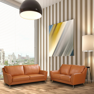 Canapé en cuir véritable choisi par couleur de salon de meubles de style moderne